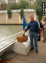 Alan and friend on boat